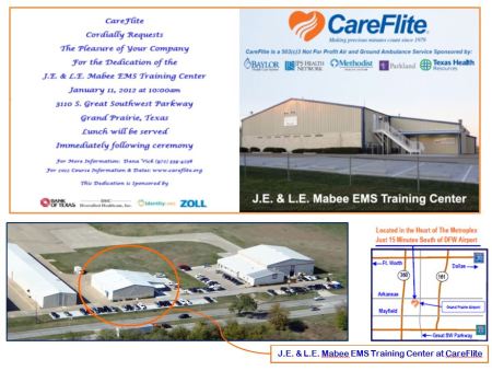 Help Careflite Celebrate New Facility 1/11